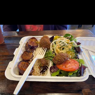 Eggplant Falafel