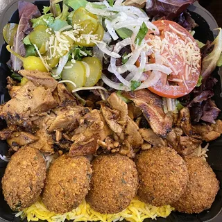 Cauliflower Falafel Rice Bowl
