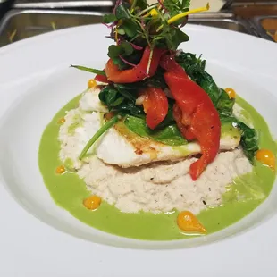 Pan Roasted Alaskan Halibut