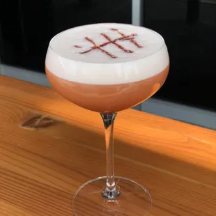 "I'm Barbara Walters and this is 2020" Hendricks Egg White Cocktail