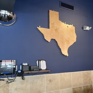 Texas wall decor
