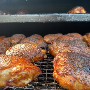 Smoked Chicken thighs