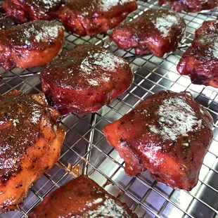 Competition chicken thighs.