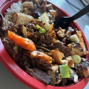 Chicken &amp; Beef Bowl