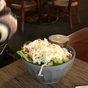 Side salad. It was huge.