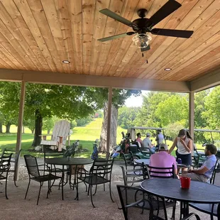Outdoor seating