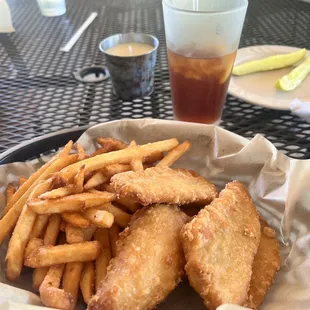Battered Cod Basket