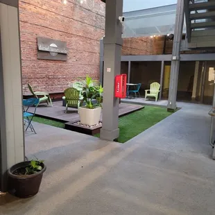 Interior courtyard
