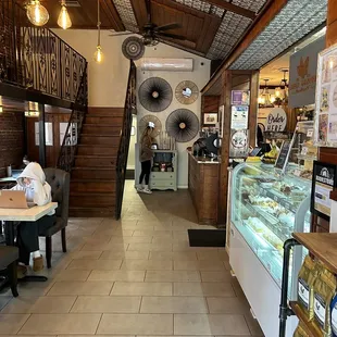 the interior of a restaurant