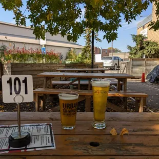 Outdoor seating area