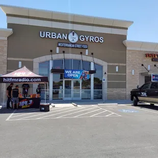 the outside of a store