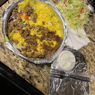 Beef and Lamb Gyro Bowl