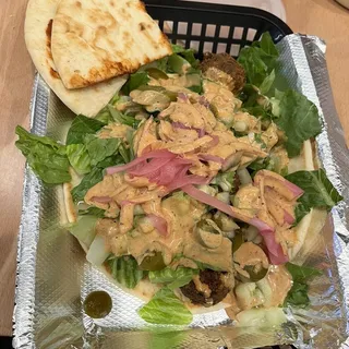 Falafel Bowl with Pita