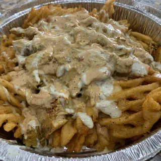 Seasoned waffle fries