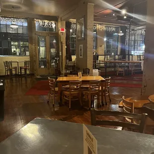 the interior of a restaurant