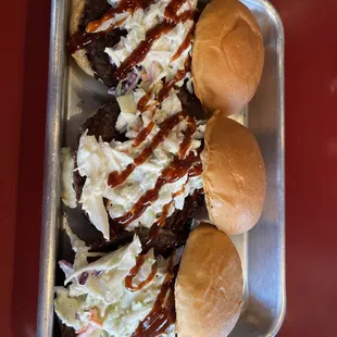 Bourbon BBQ Sliders