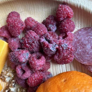 Mold on the berries. Yuck