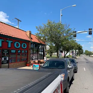 Outside. Closest I'll get to coming back.