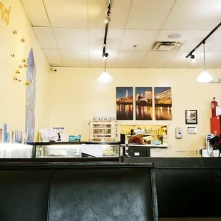 a view of the counter