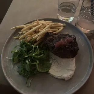 Ny Strip with horseradish glaze. Perfection