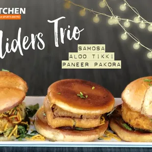 Veg sliders trio