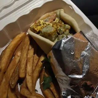 Paneer Shawarma wrap