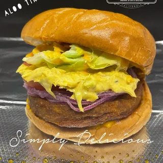 Veggie (Aloo Tikki) Burger