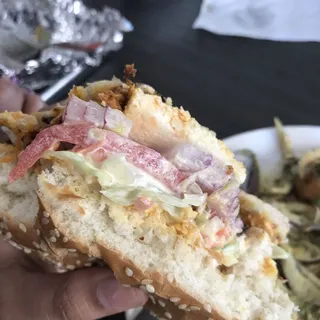 Veggie Manchurian Burger