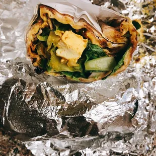 Paneer Masala Masala Wrap