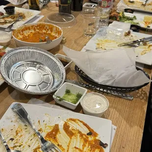 Cleaned our plates