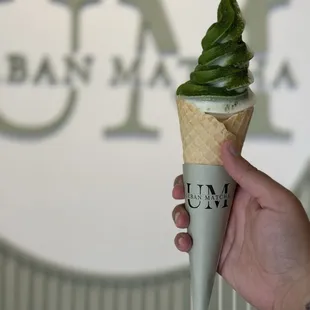 Matcha vanilla swirl