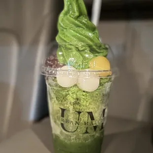 Matcha shaved ice