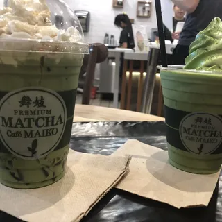 Matcha Kuromitsu Kinako Cheese Latte