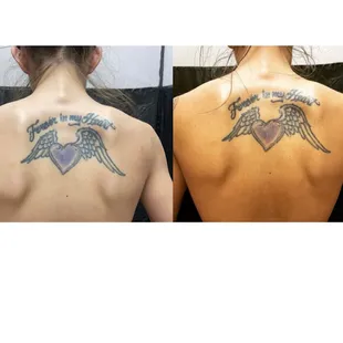 Golden sun kissed tan! Before and after airbrush tan!