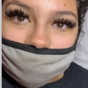 Eyelash extensions by Natalie