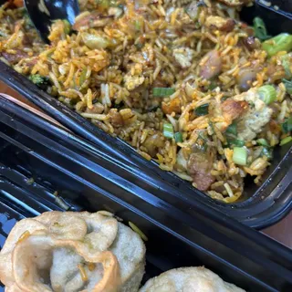Schezwan Egg Fried Rice