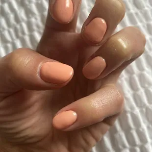 Soft gel manicure