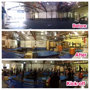 Transforming one CrossFit gym into an Urban Ninja Challenge.