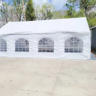 Tent area is additional $199.99 and adds on seating for 30 guests.