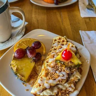 Piña Colada Nordic Waffle