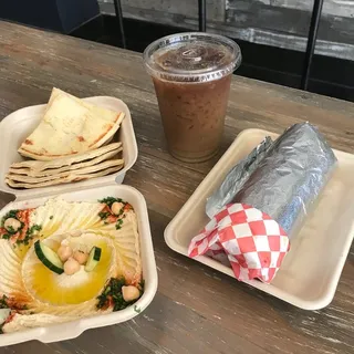 Chicken Shawarma Sandwich with Garlic Sauce