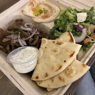 Gyro with Tzatziki Plate