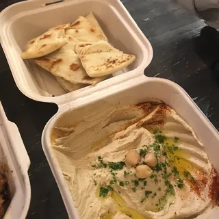 Meaty Hummus and Pita Combo