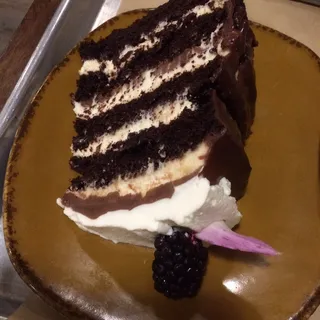 Chocolate Vanilla Layer Cake