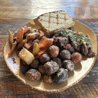 Chimichurri Grass Fed Steak Family Meal