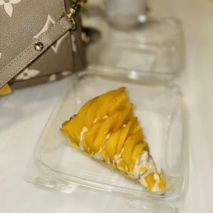 Mango Tart Slice YUM.