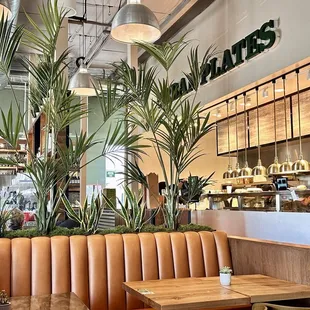 the interior of a restaurant