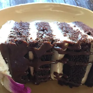 Chocolate Vanilla Layer Cake