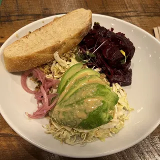 Beets Avocado Plant Based Bowl