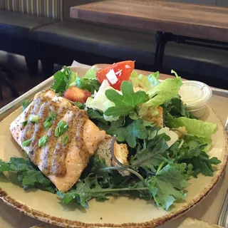 Grilled Salmon Caesar Salad